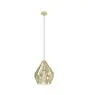 Eglo Luce Pendente Carlton Acciaio Oro | IP20 - Adatto per 1x E27 