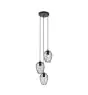 Eglo Luce Pendente Newtown Acciaio Nero | IP20 - Adatto per 3x E27 