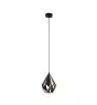 Eglo Luce Pendente Carlton 1 Nero, Rame | Adatto per E27