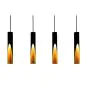 Eglo Luce Pendente Barbotto Acciaio Nero, Oro 18W 1380lm - 830 Luce Calda -  | Adatto per GU10