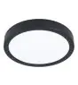 Eglo Luce da soffitto Fueva 6 Plastica Nero 11.5W 1550lm - 827-840-865 CCT
