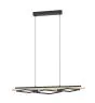 Eglo Luce Pendente Boyal Legna Nero, Marrone 42W 3500lm - 830 Luce Calda -  | Dimmerabile