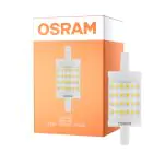 Osram LED R7s 78mm Chiara 9.5W 1055lm - 827 Bianco Molto Caldo | Dimmerabile - Sostitutiva 75W
