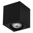 Ledvance Surface Faretti Piazza Nero| 80mmx80mm - Adatto Per  GU10