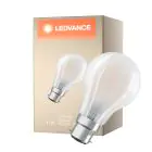 Ledvance Classic LED B22d Pera Filamento Ghiaccio 11W 1521lm - 927 Bianco Molto Caldo | Miglior Resa Cromatica - Dimmerabile - Sostitutiva 100W - Confezione per il Consumatore