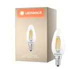 Ledvance Classic LED E14 Candela Filamento Chiara 5.9W 806lm - 827 Bianco Molto Caldo | Sostitutiva 60W