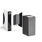 D'Lite Luce Da Parete Vrebos Nero Up & Down | IP54 - Adatto Per 2x GU10