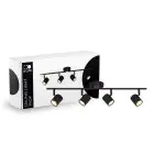 D'Lite Luce da soffitto Trop Sabbioso Nero| Adatto Per 4x GU10