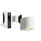 D'Lite Luce Da Parete Vossem Bianca| IP54 - Adatto Per 1x GU10 