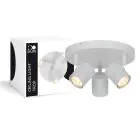 D'Lite Luce da soffitto Trop Bianca | Adatto per 3x GU10 