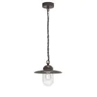 Nordlux Luxembourg Luce Pendente Metallo e Vetro Arrugginito | IP33 - Adatto per E27