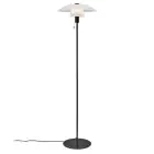 Nordlux Verona Lampada da terra Vetro e Metallo Nero | Adatto per E27