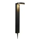 Nordlux Solar Lampada a piedistallo Rica Il Giro Acciaio Inossidabile Nero 4.5W 400lm - 830 Luce Calda -  | Sensore di Movimento e Luce