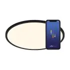 Nordlux Oja Smart 29 Luce da soffitto Metallo Nero 15W 1600lm - 827-865 Regolabile Bianca | 294mm - Wifi e Blutooth Dimmerabile