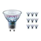Confezione Multipack 10x Philips MASTER LED Spot ExpertColor GU10 PAR16 3.9W 265lm 36D - 927 Bianco Molto Caldo | Miglior resa cromatica - Dimmerabile - Sostitutiva 35W