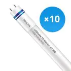 Confezione Multipack 10x Philips Tubo LED T8 MASTER (HF) High Output 14W 2000lm - 830 Luce Calda | 120cm - Sostitutiva 36W