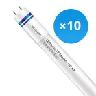Confezione Multipack 10x Philips Tubo LED T8 MASTER (HF) High Output 8W 1000lm - 830 Luce Calda | 60cm - Sostitutiva 18W