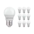 Confezione Multipack 10x Noxion Lucent Lustre LED E27 Sferica Ghiaccio 2.5W 250lm - 827 Bianco Molto Caldo | Sostitutiva 25W