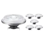 Confezione Multipack 6x Philips MASTER LED Faretti G53 AR111 14.8W 950lm 45D - 940 Bianco Freddo | Miglior Resa Cromatica - Dimmerabile - Sostitutiva 75W