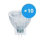 Confezione Multipack 10x Ledvance Performance Faretti LED Riflettore GU4 MR11 4.2W 345lm 36D - 827 Bianco Molto Caldo | Sostitua 35W