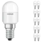 Confezione Multipack 10x Ledvance Parathom LED E14 Tubular Special Ghiaccio 2.3W 200lm - 827 Bianco Molto Caldo | Sostitutiva 20W