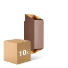 Confezione Multipack 10x Nordlux Nico Luce Da Parete Aluminium Arrugginito Up & Down | IP54 - Adatto per 2x GU10
