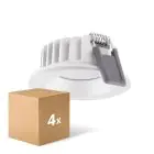 Confezione Multipack 4x Ledvance Faretti LED Air Fix Aluminium Bianca 6W 570lm 36D - 940 Bianco Freddo | Ritaglio 68mm - IP65 - Miglior resa cromatica - Dimmerabile
