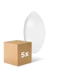Confezione Multipack 5x Ledvance Surface Circolare 250 Bianca 13W 920lm - 830 Luce Calda | Sensor - IP44 - Sostitutiva 2x13W