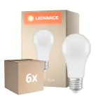 Confezione Multipack 6x Ledvance Classic LED E27 Pera Ghiaccio 14W 1521lm - 827 Bianco Molto Caldo | Dimmerabile - Sostitua 100W