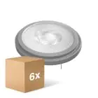 Confezione Multipack 6x Ledvance Superior Faretti LED Riflettore G53 AR111 7.4W 450lm 40D - 930 Luce Calda | Miglior resa cromatica - Dimmerabile - Sostitua 50W
