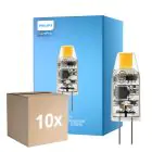Confezione Multipack 10x Philips LED Capsule CorePro G4 Chiara 1W 100lm - 827 Bianco Molto Caldo | Sostitutiva 10W 
