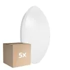 Confezione Multipack 5x Ledvance Surface Circolare 350 Bianca 18W 1440lm - 840 Bianco Freddo | IP44 - Sensor - Sostitutiva 2x18W