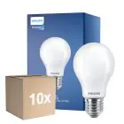 Confezione Multipack 10x Philips Master LED E27 Pera Filamento Ghiaccio 3.4W 470lm - 922-927 Dim To Warm | Miglior Resa Cromatica - Dimmerabile - Sostitutiva 40W