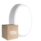 Confezione Multipack 10x Ledvance Bulkhead LED Il Giro Bianca 9.5W 1220lm - 830-840 CCT | 262mm - IP65