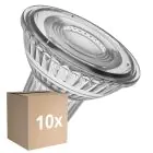 Confezione Multipack 10x Ledvance Faretti LED GU10 PAR16 6.1W 575lm 36D - 927 Bianco Molto Caldo | Miglior Resa Cromatica - Dimmerabile - Sostitutiva 80W