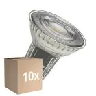 Confezione Multipack 10x Ledvance Faretti LED GU10 PAR16 6.1W 575lm 36D - 930 Luce Calda -  | Miglior Resa Cromatica - Dimmerabile - Sostitutiva 80W