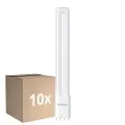 Confezione Multipack 10x Noxion Lucent PL-L LED 11.9W 1500lm - 840 Bianco Freddo | 4-Pin - Sostitutiva 24W