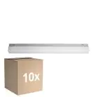 Confezione Multipack 10x Ledvance Reglette LED Piazza 14W 1250lm - 930-940 CCT | 60cm - Miglior Resa Cromatica