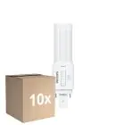 Confezione Multipack 10x Philips CorePro PL-C LED 360D 5.9W 850lm - 830-840-865 CCT | 2-Pin - Sostitutiva 13W