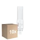 Confezione Multipack 10x Philips CorePro PL-C LED 360D 6.9W 980lm - 830-840-865 CCT | 2-Pin - Sostitutiva 18W