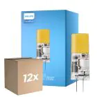 Confezione Multipack 12x Philips LED Capsule CorePro G4 Chiara 2.4W 300lm - 827 Bianco Molto Caldo | Sostitutiva 28W