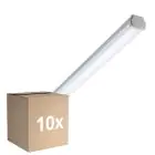 Confezione Multipack 10x Philips Stagna LED Ledinaire WT060C 46W 5600lm - 840 Bianco Freddo | 150cm - 1x Cablaggio Entra/Esci