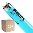 Confezione Multipack 25x Philips MASTER TL-D 18W - Blu | 60cm