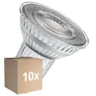 Confezione Multipack 10x Ledvance Faretti LED GU10 PAR16 3.7W 350lm 36D - 927 Bianco Molto Caldo | Miglior Resa Cromatica - Dimmerabile - Sostitutiva 35W