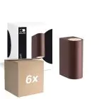 Confezione Multipack 6x D'Lite Luce Da Parete Vossem Arrugginito Up & Down | Adatto per 2x GU10 