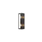 Eglo Luce Da Parete Alamonte 2 Illuminazione del bagno Acciaio Nero Up & Down | Adatto per 2x E27