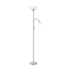 Eglo Lampada da terra Up 2 Acciaio Nichel Satinato | IP20 - Adatto per 1x E27 