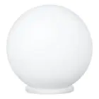Eglo Lampada Da Tavolo Rondo Plastica Bianca | Adatto per 1x E27