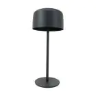 Eglo Lampada Da Tavolo Roccanova Solar Acciaio Nero 2W 270lm - 830 Luce Calda -  | IP44 - Dimmerabile al tocco - USB-C
