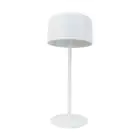 Eglo Lampada Da Tavolo Roccanova Solar Acciaio Bianca 2W 270lm - 830 Luce Calda -  | IP44 - Dimmerabile al tocco - USB-C